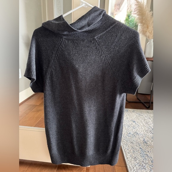 Coldwater Creek Charcoal Cowl Neck Sweater - Picture 4 of 4